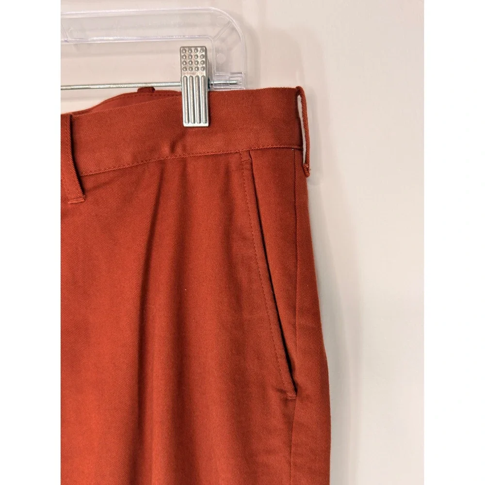 J.Crew Slim Fit Flex Chino Pant Men's Rust Orange Work Office Career 32 x 30